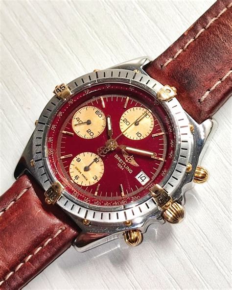 breitling chronomat red